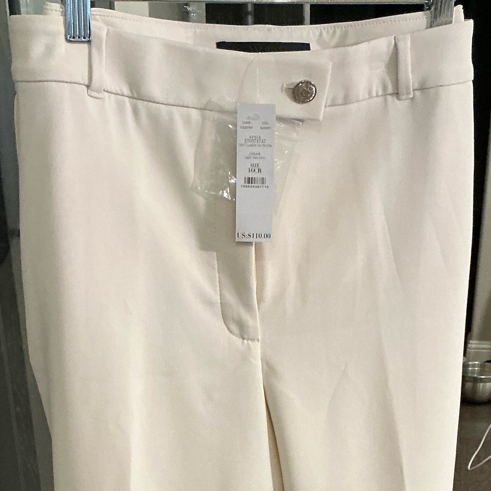 White House Black Market Cream Pants